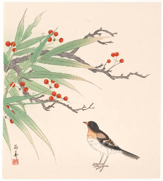 Birds and Red Berries