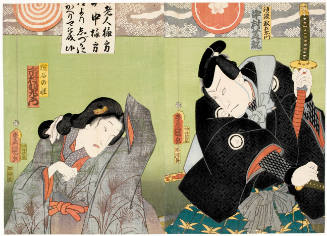 Ichimura Uzaemon XII (L) and Nakamura Shikan IV (R)