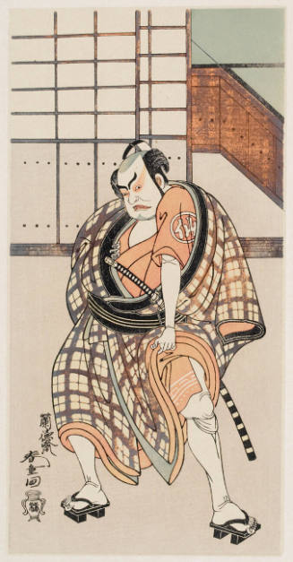 Modern Reproduction of: Nakamura Sukegorō II as Sasano Sangobei