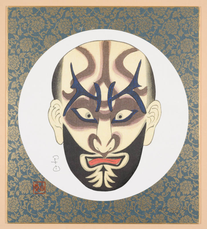 kabuki face paint patterns