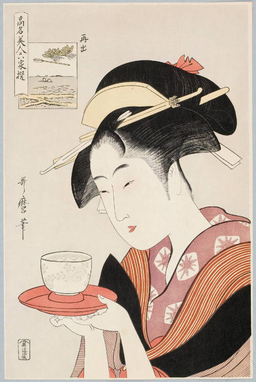 Modern Reproduction of: Okita of the Naniwaya Teahouse