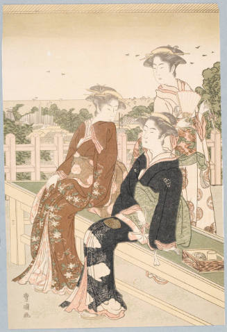 Modern Reproduction of: Summer Scene at Mount Atago in Edo