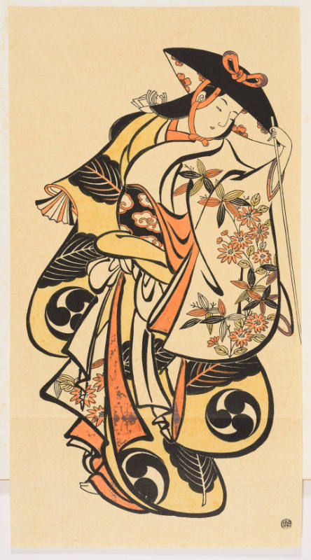 Modern Reproduction of: Kabuki Actor Tsu'uchi Monzaburō I / Ōtani Rokuzō I