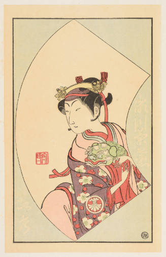 Modern Reproduction of: Kabuki Onnagata Actor Segawa Kikunojö 