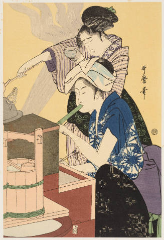 Modern Reproduction of: Women Working in a Kitchen