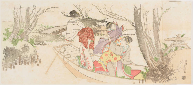 Modern Reproduction of: Women Steering a Boat