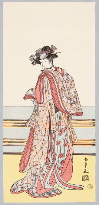 Modern Reproduction of: The Kabuki Actor Segawa Kikunojö III