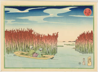 Modern Reproduction of: Ōmori - Originally from the series Famous Places in the Eastern Capital