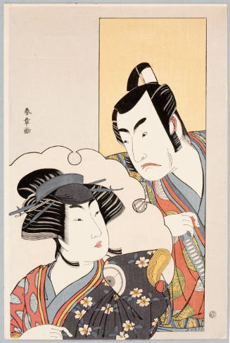 Modern Reproduction of: Iwai Hanshirō II and Another Kabuki Actor