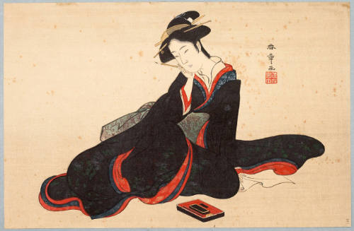 Modern Reproduction of: Woman Preparing to Write a Letter