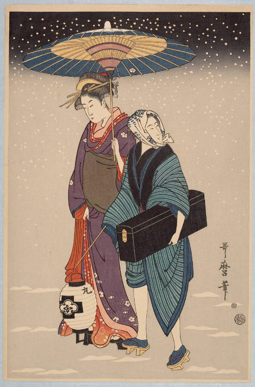 Modern Reproduction of: Couple in Snow
