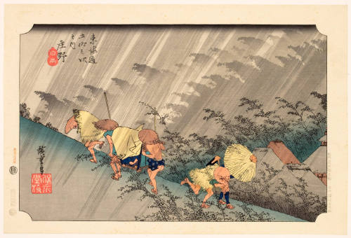 Modern Reproduction of: Shōno: Driving Rain