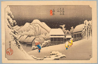 Modern Reproduction of: Kanbara: Night Snow
