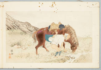 Image No. 6: Feeding the Horse Beside the Field