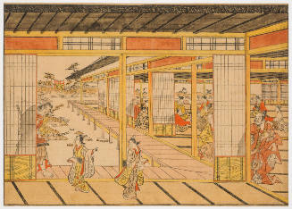 Soga Gorō at the Banquet of Wada no Yoshimori, from Soga Monogatari