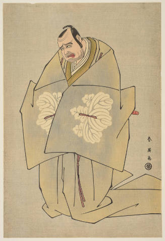 Modern Reproduction of: Kabuki Actor Kataoka Nizaemon VII as Kō no Moronao