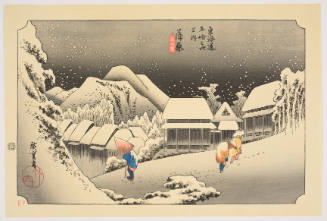 Modern Reproduction of: Kanbara: Night Snow