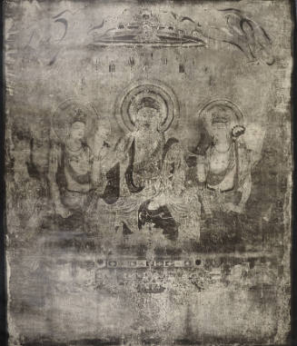 Wall Painting of Horyuji Temple — Paradise of Shaka (Shakyamuni)