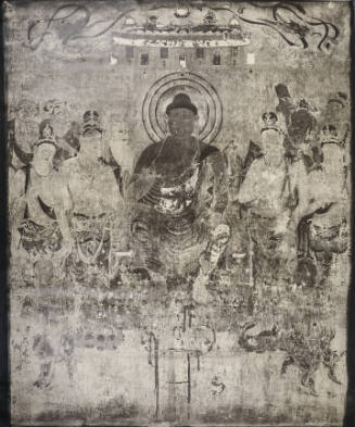 Wall Painting of Horyuji Temple — Paradise of Yakushi (Bhaisajyaguru)