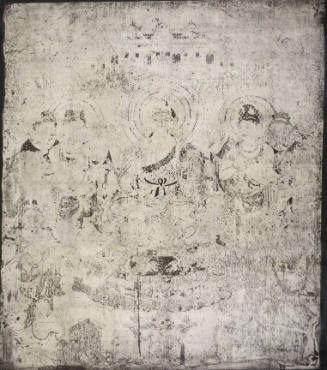 Wall Painting of Horyuji Temple — Paradise of Miroku (Maitreya)