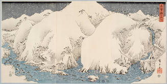 Modern Reproduction of: Snow: Mountain and River on the Kiso Road
